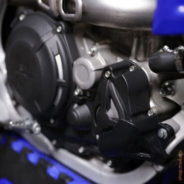 Защита крышки зажигания+сцепления YZ450F 23 24 Черный - миниатюра 2