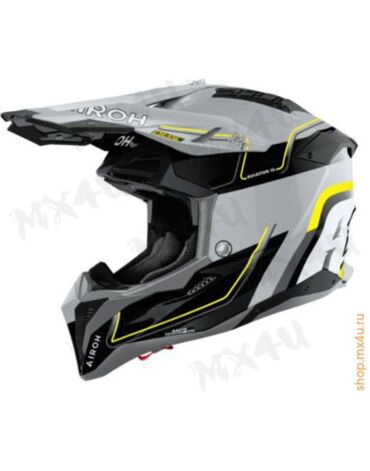 Кроссовый шлем Aviator 3 Leader Yellow Gloss