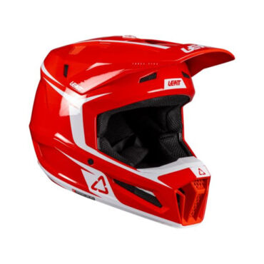 Leatt Шлем кроссовый 3.5 V26 Red + очки Vizion 3.5 - миниатюра 1