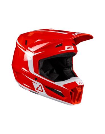 Leatt Шлем кроссовый 3.5 V26 Red + очки Vizion 3.5