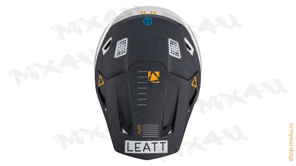 Кроссовый шлем Leatt Moto 8.5 Helmet Kit - Металлик - фото 1