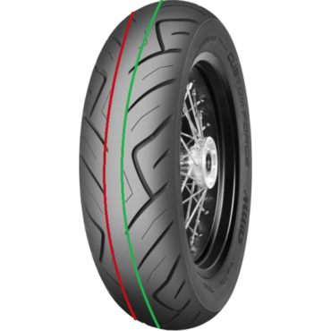 Шина Mitas Custom Force 130 90 16 [73H TL] [Rear] - миниатюра 1