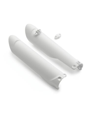 Защита перьев вилки белая KTM SX SX F 16 22; EXC EXC F 17 23 / GasGas MC EC 21 23