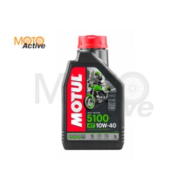 Моторное масло MOTUL 5100 4T SAE 10W 40 фасовка 1л (бочка 60L) - миниатюра 1