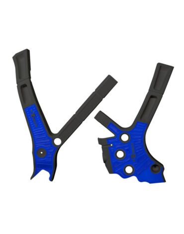 Защита рамы черно синяя Yamaha YZ125 250 05-