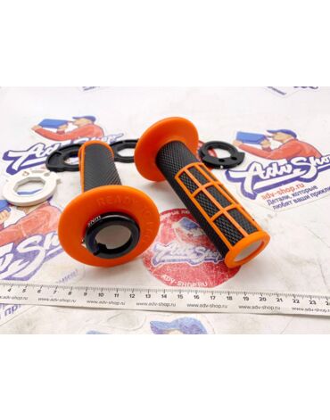 KTM Lock on grip set грипсы открытый торец 125 450 SX SXF 23-> / EXC EXCF 24-> ( A46002921500EB )