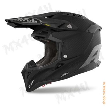 Кроссовый шлем Aviator 3 Carbon - Черный матовый - миниатюра 2