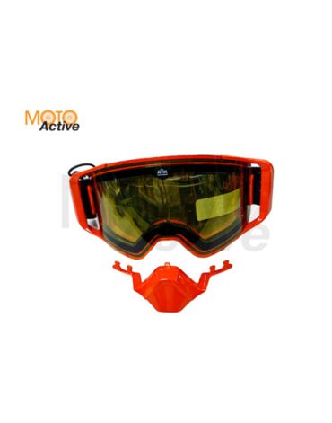 Очки снегоходные с магнитной линзой и подогревом AiM (PRO) 31 103 Accu Heated Orange Glossy