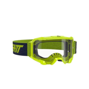 Маска кросс Leatt Velocity 4.5 Neon Lime Clear 83% - миниатюра 1
