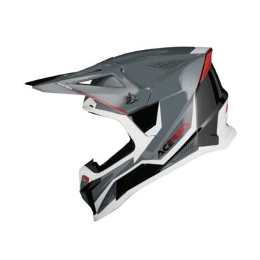 Acerbis Шлем T711 Grey Black - миниатюра 1