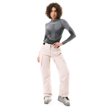 Dragonfly Штаны горнолыжные утепленные Gravity 2025 Woman Light Grey - миниатюра 4