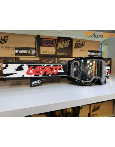 Очки Leatt Velocity 4.5 Zebra Clear 83%