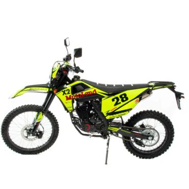 Кроссовый мотоцикл Motoland X2 250 (172FMM) Желтый 21 18 - миниатюра 1