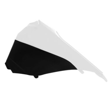 Боковина воздушного фильтра левая SX125 13 15 # SX250 13 16 # SXF 13 15 # EXC EXCF 14 15 бело черная - миниатюра 1