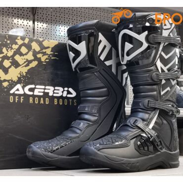 Мотоботы кроссовые Acerbis X TEAM Black - миниатюра 1