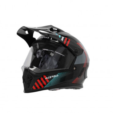 Шлем детский Acerbis RIDER JUNIOR Black Red - миниатюра 1