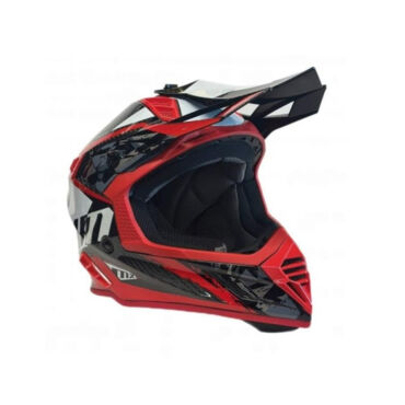 AiM Шлем RH855 Carbon Terrain Black Red - миниатюра 1