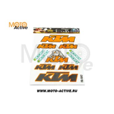 Наклейки набор KTM (FG 047) - миниатюра 1