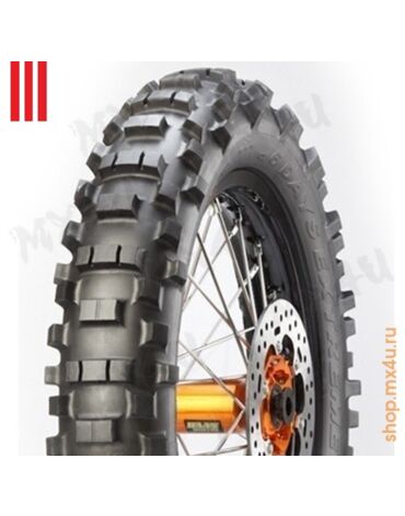 MCE 6 Days Extreme Medium задняя покрышка 140 80 18 70M M+S 3 красные полосы