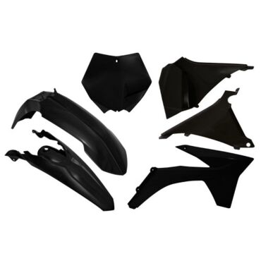 Комплект пластика черный KTM SX 125 250 2011 - миниатюра 1