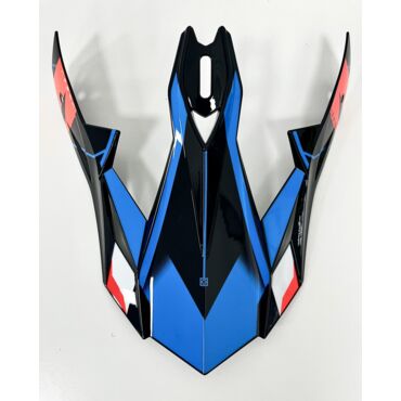 Козырёк для шлема AIM RH855 Carbon Razor Blue Red - миниатюра 1