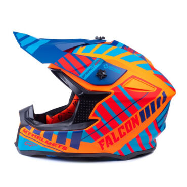 MT Шлем MX802 Falcon Energy B14 matt flur orange - миниатюра 1