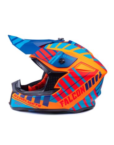 MT Шлем MX802 Falcon Energy B14 matt flur orange