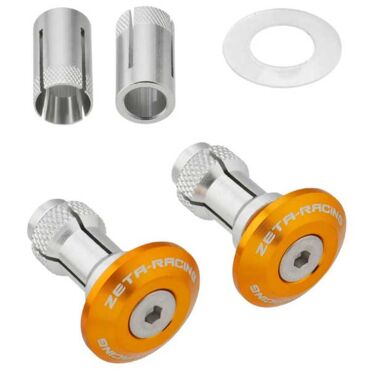 Заглушки в руль ZETA 29mm 2pcs Gold, ZE48 7004 - миниатюра 1
