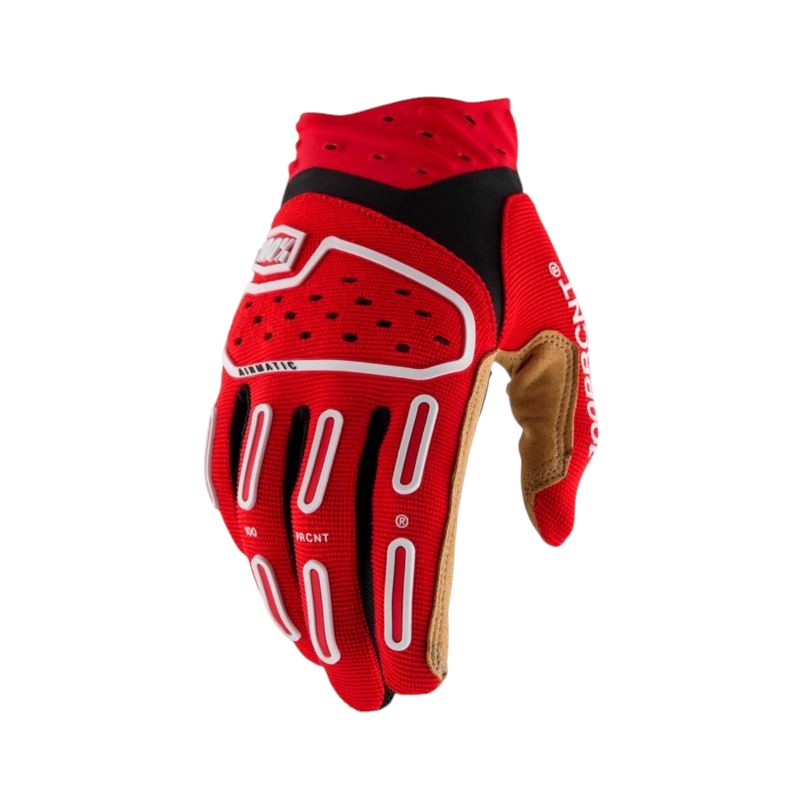 100% Мотоперчатки Airmatic 2 Red Black - фото 2