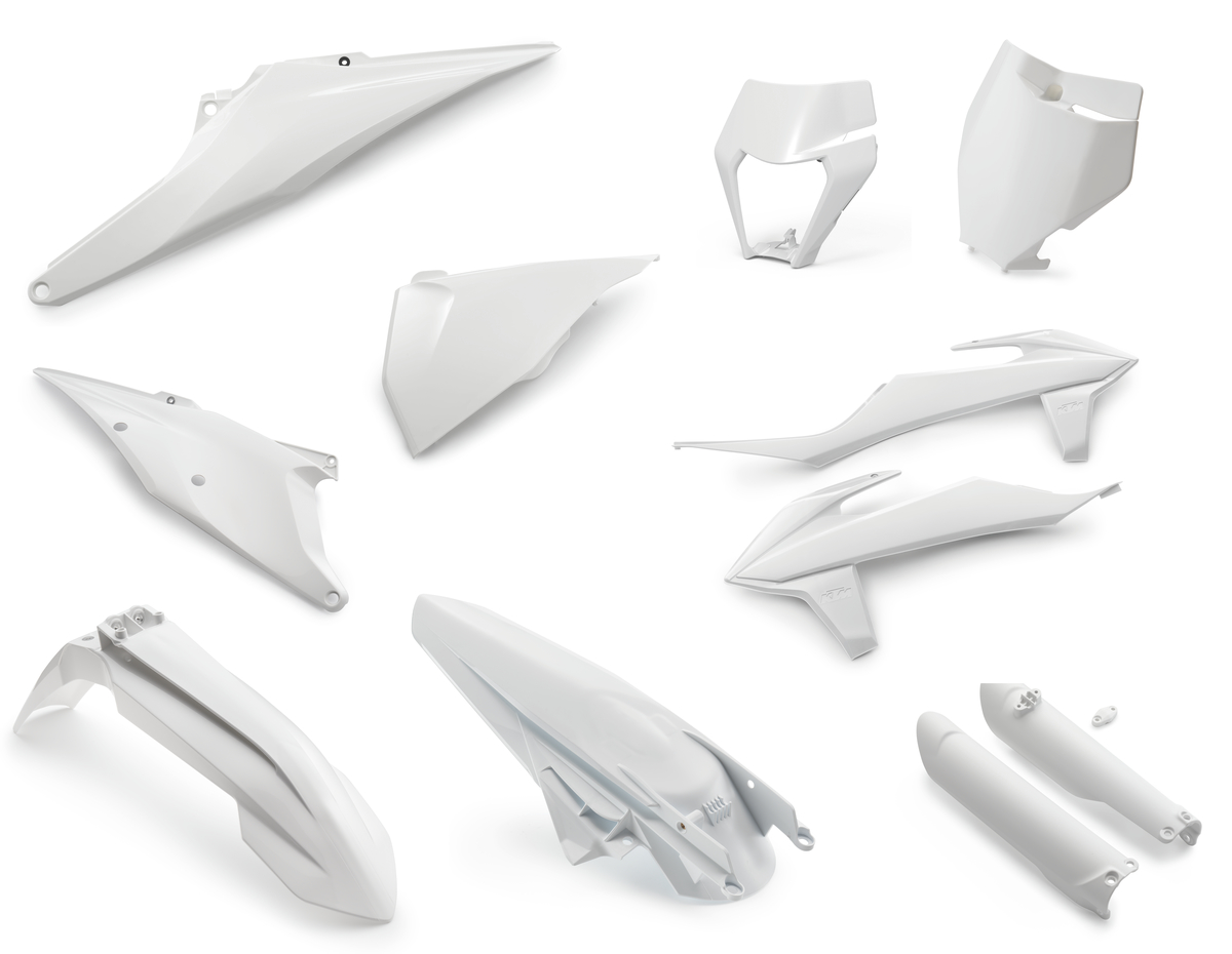 KTM Plastic parts kit white комплект пластика белый EXC EXCF 20 22 ( 00010000310 ) - фото 1