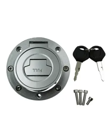 Крышка бензобака с замком на мотоцикл Yamaha хром