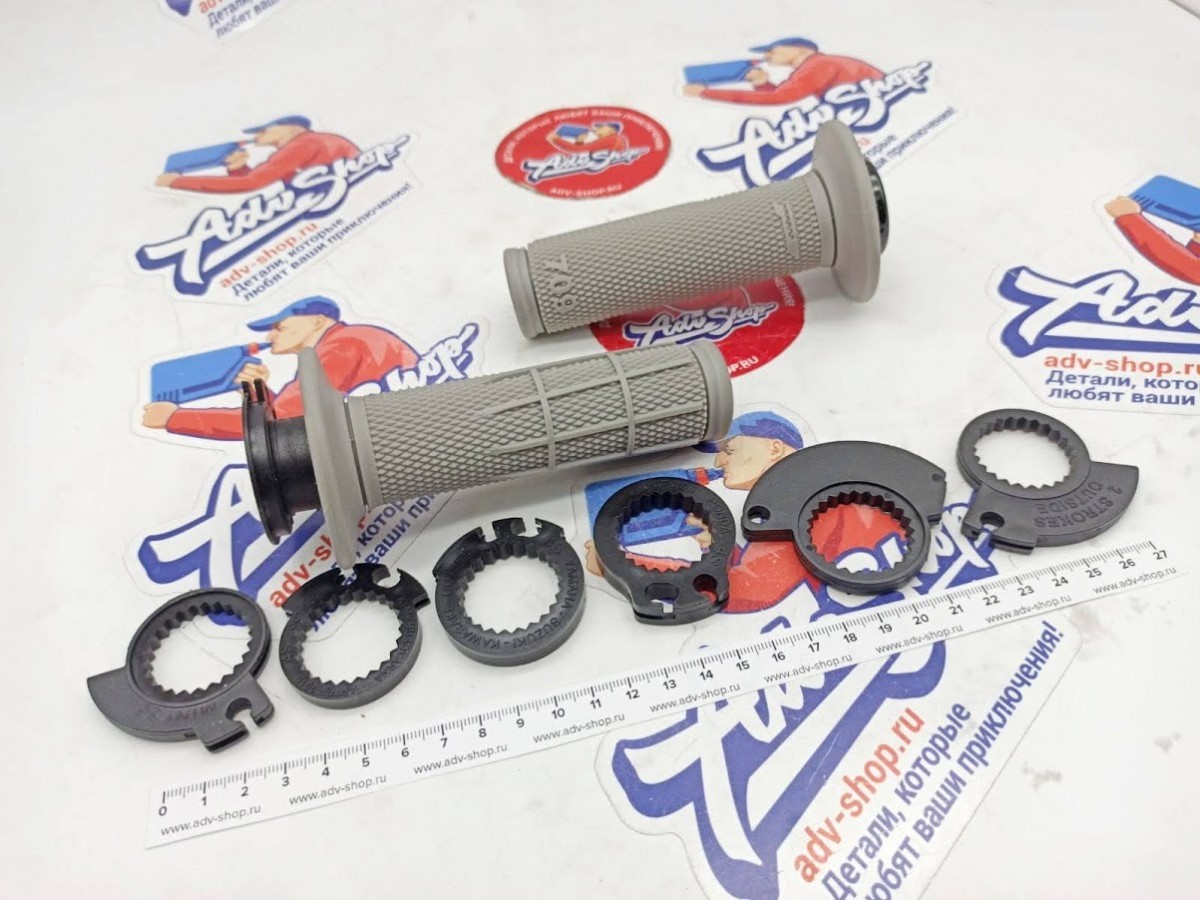 Progrip 709 108 Grey Lock on грипсы серые  +7  крепежей тросика // PA070900GR - фото 2