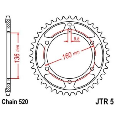 Звезда ведомая JTR5.47 - миниатюра 1