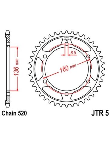 Звезда ведомая JTR5.47