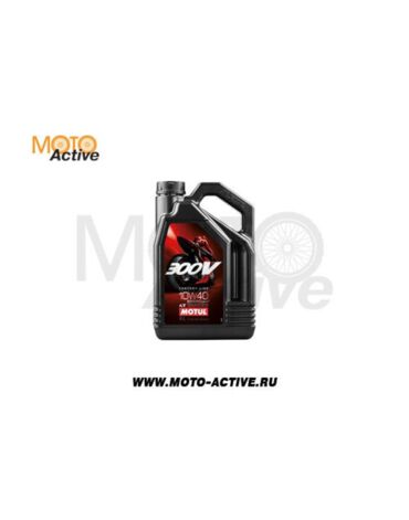 Моторное масло MOTUL 300V 4T FL Road Racing SAE 10W 40 - 4л