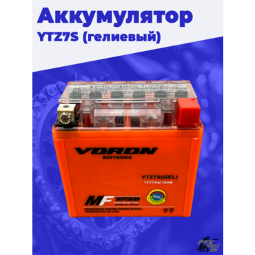 аккумулятор гелевый YTZ7S BS 12V7AH (д113х ш70х в107) 10 шт. кор. OUTDO - миниатюра 1