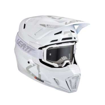 Leatt Шлем кроссовый Helmet Kit Moto 7.5 V25 White - миниатюра 2