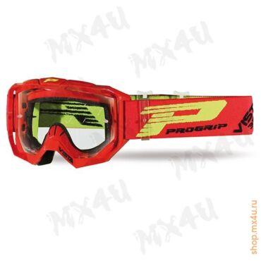 Очки Vista 3303 107 TR красная с линзой 3310  + прозрачная линза + система перемотки - миниатюра 1
