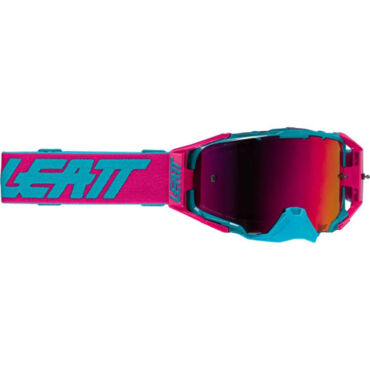 Маска кросс leatt velocity 6.5 Cryztal Iriz Pink Fuchsia 22VLT - миниатюра 1