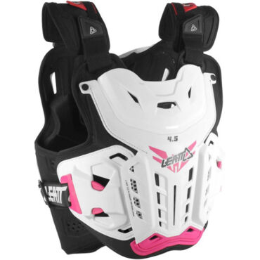 Женская защита панцирь Leatt Chest Protector 4.5 White Pink  (бело розовый) - миниатюра 1