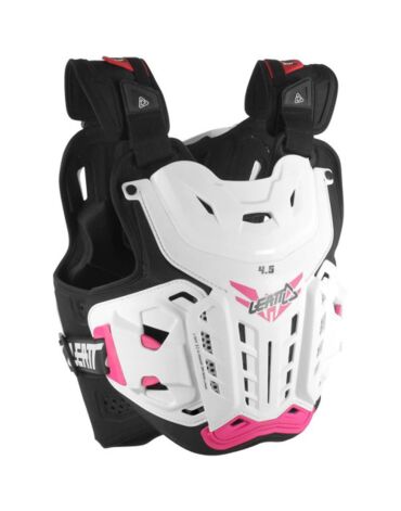 Женская защита панцирь Leatt Chest Protector 4.5 White Pink  (бело розовый)