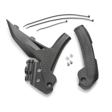 Защита рамы черная прорезиненная KTM SX SX F 23- / EXC EXC F 24- - миниатюра 1