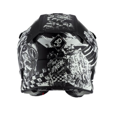 Oneal Шлем Кроссовый 5Series Rider Черный Белый - миниатюра 1