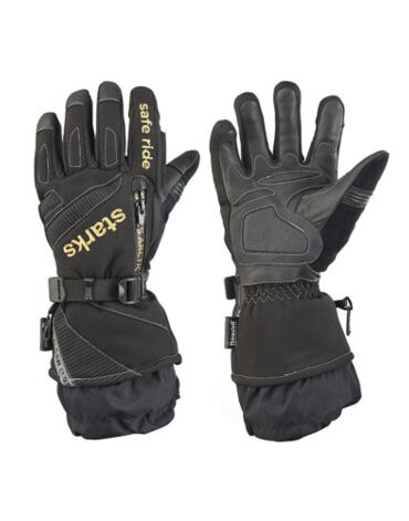 Перчатки STARKS Arctic, black gold (L, Взрослая  Кросс эндуро)
