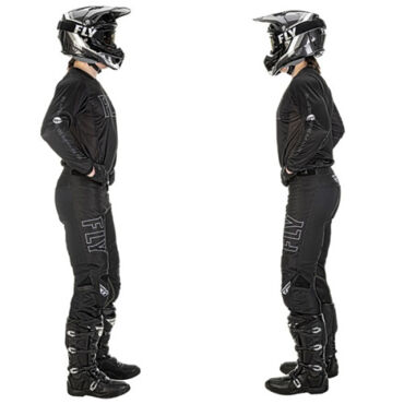 Джерси FLY RACING KINETIC FUEL Black White (2022) - миниатюра 2