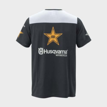 Футболка Husqvarna RS Replica Team Tee, black (L, Взрослая  Повседневная) - миниатюра 1