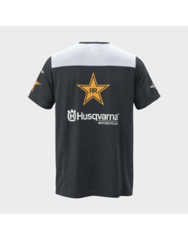 Футболка Husqvarna RS Replica Team Tee, black (L, Взрослая  Повседневная)