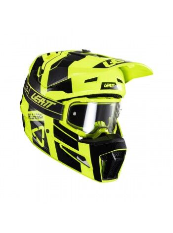 Шлем кроссовый Leatt Moto 3.5 V24 citrus с очками