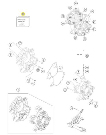 Комплект прокладок TC65(с25)