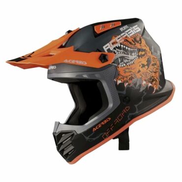 Acerbis Шлем детский Profile Junior Nero Arancio - миниатюра 1